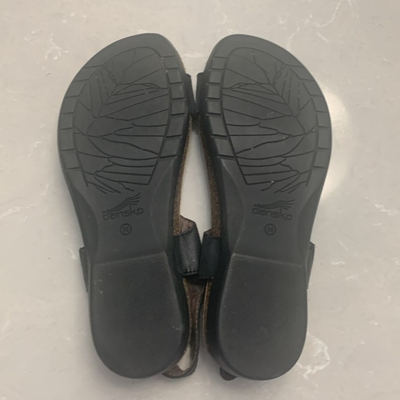 Dansko Reese black leather sandals size eu 38 - Picture 8 of 9